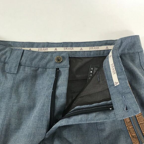 Orage Masters Ski Snowboard Pants Women's Large Blue Pockets Lined Winter Sports - Picture 7 of 16